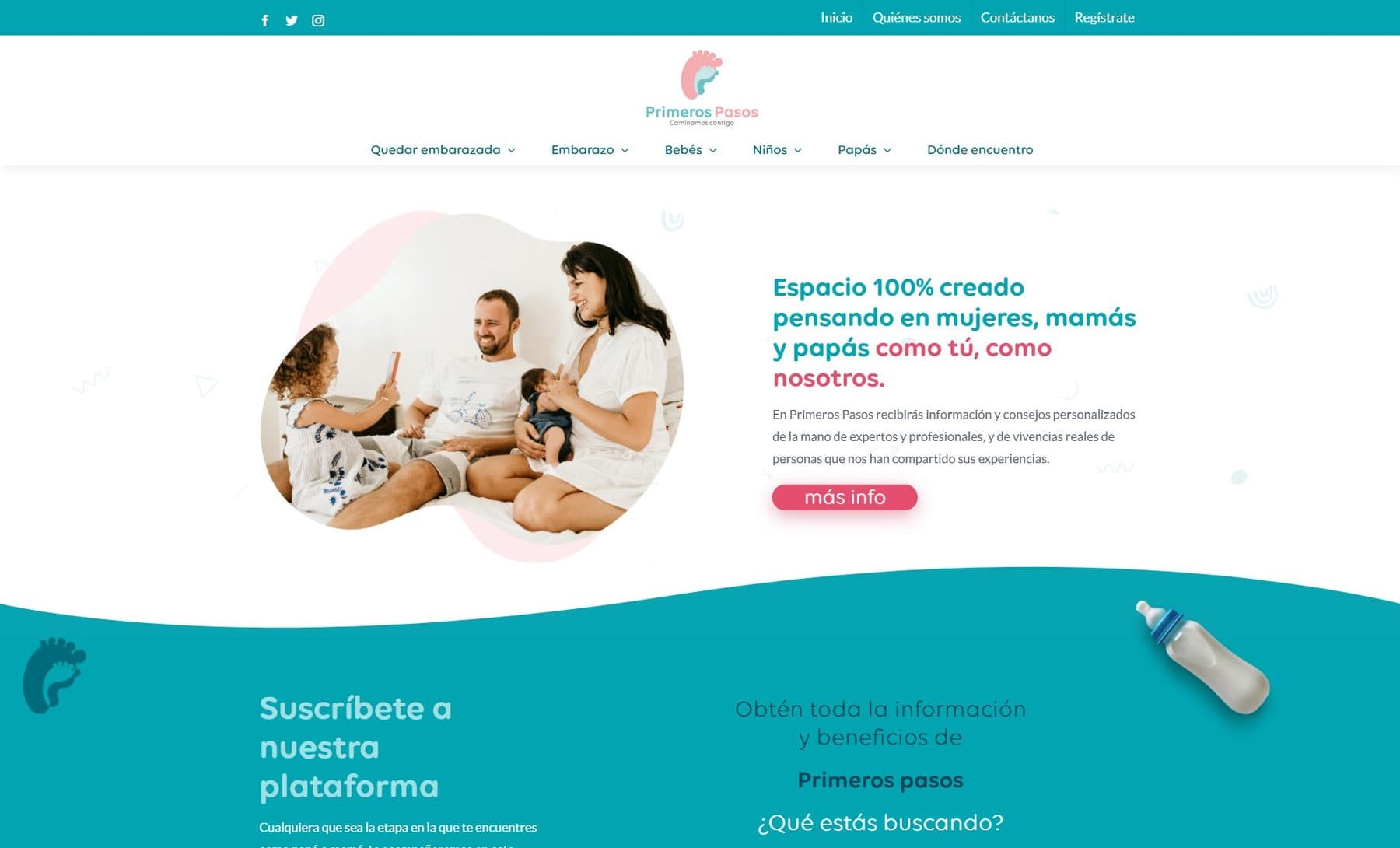 Primeros Pasos — Una plataforma que acompaña, no evangeliza